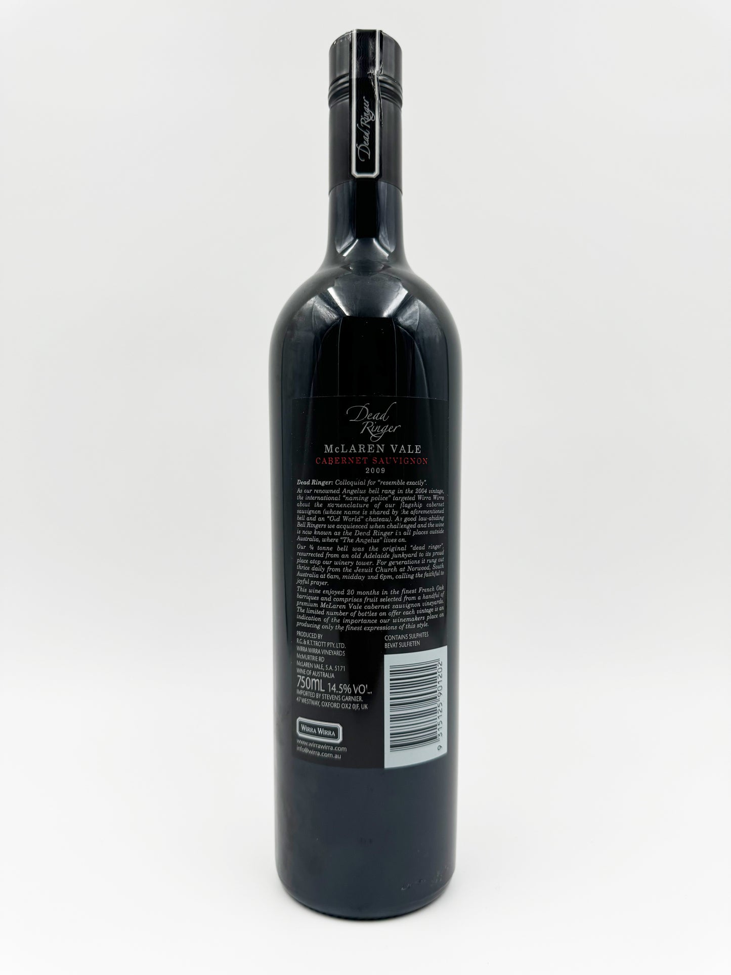 Wirra Wirra Dead Ringer Cabernet Sauvignon 2009